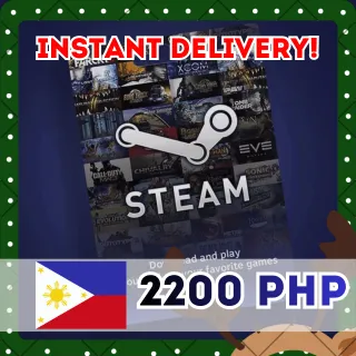 💻Steam wallet: 2200 PHP | Philipines