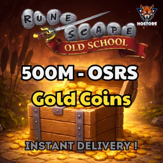 500m Gold - OSRS