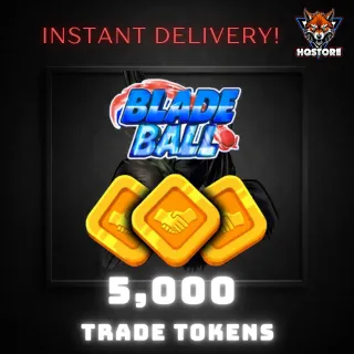 Blade Ball: 5,000 Trade Tokens