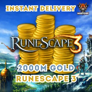 2000M Gold - RuneScape 3