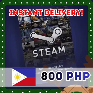 💻Steam wallet 800 PHP | Philipines