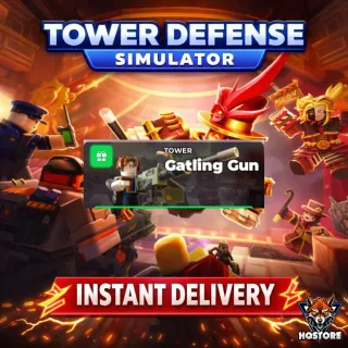 Tower defense Simulator: Tower Gatling Gun