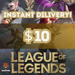LOL Riot Points $10
