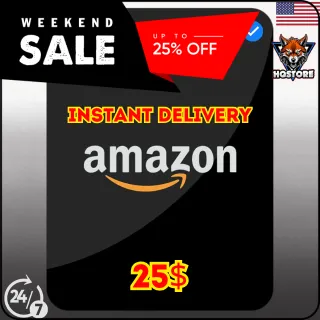 📦 Amazon Gift Card 25 USD