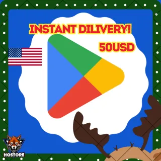 📱Google Play 50 USD |USA (BEST PRICE)