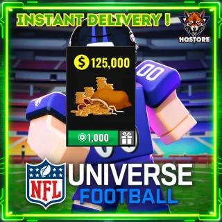 NFL Universe Football: 125,000 UF