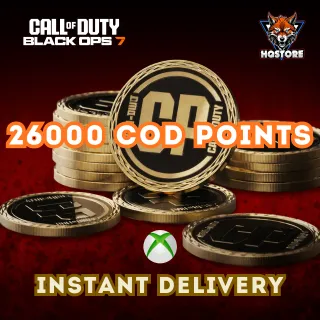 26000 CoD Points XBOX