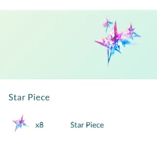 x8 Star Piece Pokemon Go