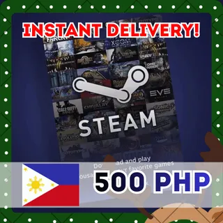 💻Steam wallet: 500 PHP | Philipines