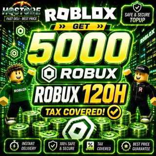 5000 Robux 120h | Tax covered