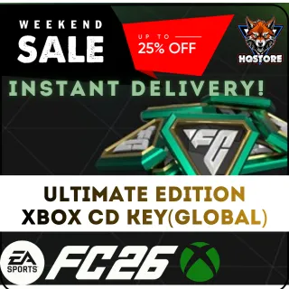 ⚽ EA SPORTS FC 26 Ultimate Edition Xbox CD Key(Global)