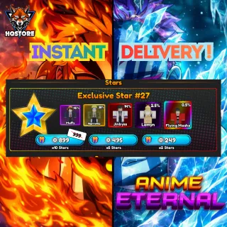 🔮 Anime eternal: Eclusive Star #27 - 100 Stars