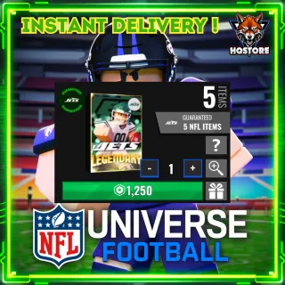 NFL Universe Football: New NFL Legendary Pack x8
