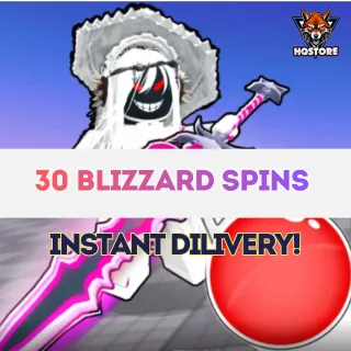 ⚫Blade Ball: 30 Blizzard Spins