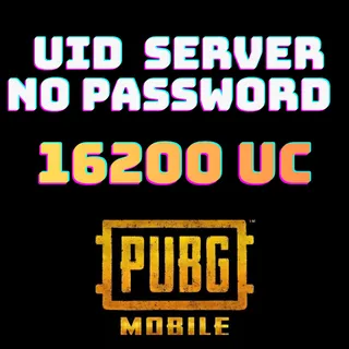 16200 UC [UID + Server | No Password] PUBG Mobile