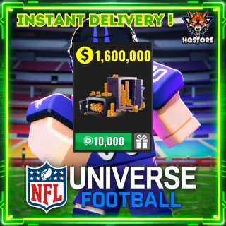 NFL Universe Football: 1,600,000 UF