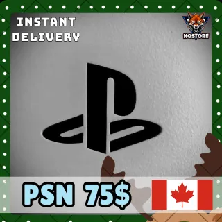 $75.00 CAD PlayStation Store