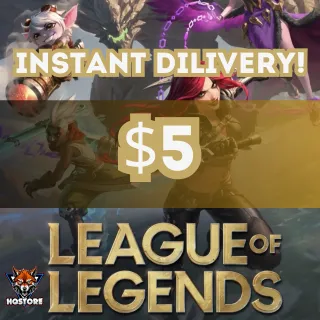 LOL Riot Points $5