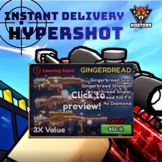 🧨Hypershot: Gingerbread Bundle