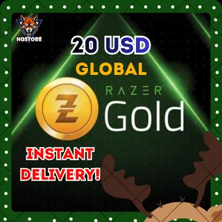 ⚡Razer Gold PIN (Global) - 20$ USD