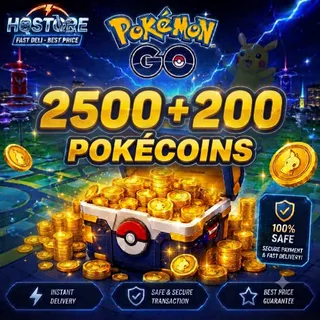 2500 + 200 PokeCoins Pokemon Go