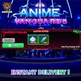 🌪️Anime Vanguards: Upd10Part1 Bundle 2