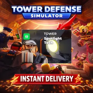 Tower defense Simulator: Tower Spotlight Tech