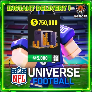 NFL Universe Football:  750,000 UF