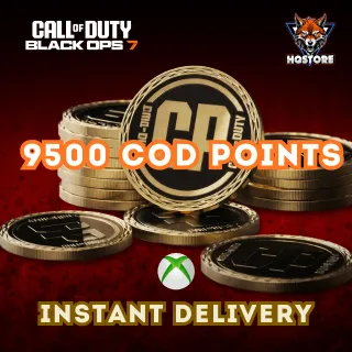 9500 CoD Points XBOX