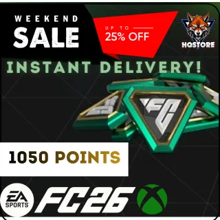 ⚽ EA Sports FC 26 - Points 1050 XBOX 