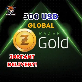 ⚡Razer Gold PIN (Global) - 300$ USD