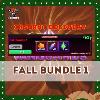 🌪️Anime Vanguards: Fall Bundle 1 (2 uses per player)