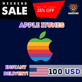 🍎 App Store / iTunes Gift Card 100 USD