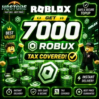 7000 Robux 120h | Tax covered