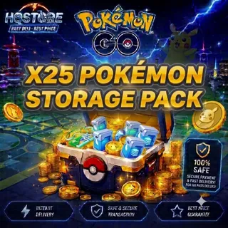 Pokémon Storage x25 Pokemon Go