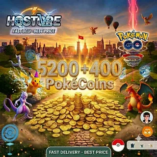 5200 + 400 PokeCoins Pokemon Go