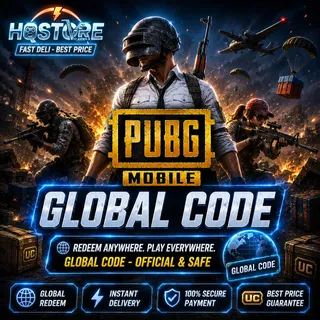 3850 UC Global Code PUBG Mobile