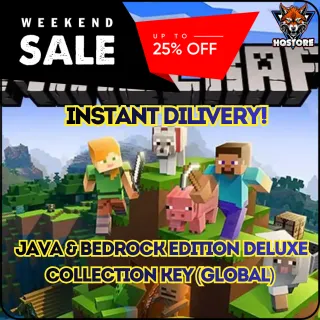 🧱 Minecraft: Java & Bedrock Edition Deluxe Collection Key (Global)