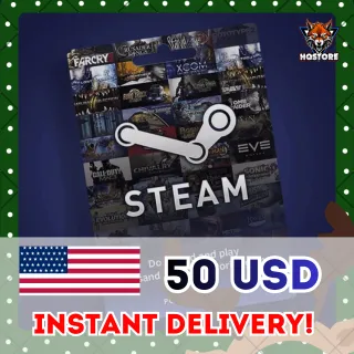 💻Steam Wallet 50 USD