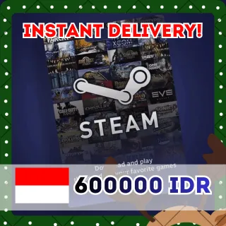 💻 Steam 600000 IDR Gift Card