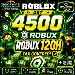 4500 Robux 120h | Tax covered