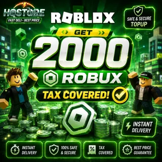 2000 Robux 120h | Tax covered
