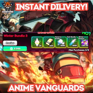 🌪️Anime Vanguards: Winter Bundle 3