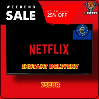 🎬Netflix 75 EUR | Euro Area