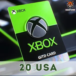 🎮XBOX GIFT CARD 20 USD US