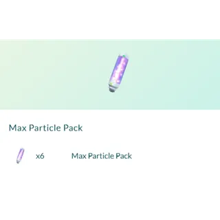 x6 Max Particle Pack Pokemon Go
