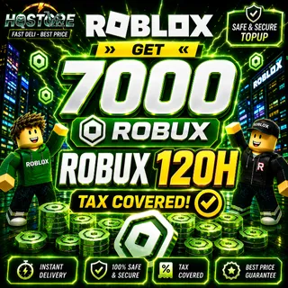 7000 Robux 120h | Tax covered