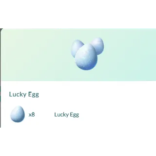 x8 Lucky Egg Pokemon Go
