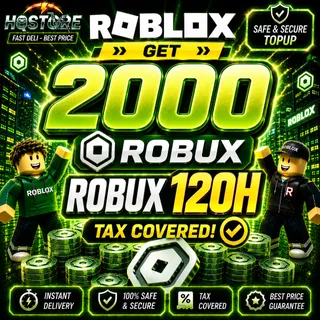 2000 Robux 120h | Tax covered