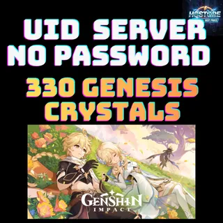 330 Genesis Crystals [UID] Genshin Impact